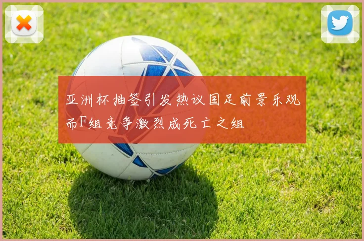 亚洲杯抽签引发热议国足前景乐观而F组竞争激烈成死亡之组